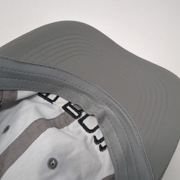 Turn 11 Strapback Baseball Cap Gray One Size Adjustable Embroidered Imperial - Picture 7 of 8